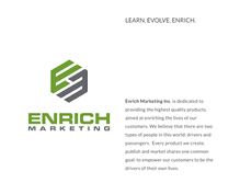 Tablet Screenshot of enrichmarketing.com